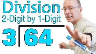 Dividing 2-Digit Numbers by 1-Digit Numbers  Long Division ️