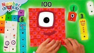 Lets Build Numberblocks 1 to 100 - DIY  Learn to Count with Toy Play   Numberblocks