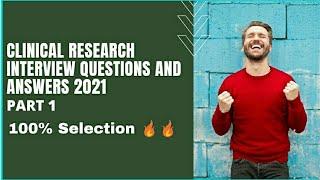 2024 Top 10 Clinical Research Interview Questions and answerTrial master file