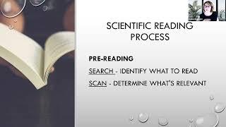 Scientific Reading Process Pre-Reading