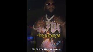 RICK ROSS IN DUBAI JAMMING TO NOT LIKE US UNTOUCHED SHEIKH ISNT HAVING IT CUSTOM JACKET FLEX ‍