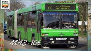 Транспорт Беларуси. Автобус МАЗ-105  Transport in Belarus. Bus MAZ-105