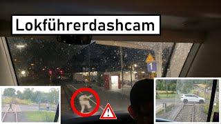 Dashcam Lokführer #12  Das mit Rot und Gleise überqueren...