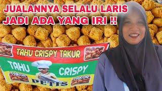 IBU CANTIK INI SUKSES JUALAN TAHU CRISPY  PEJUANG KELUARGA 