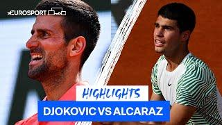 “Tennis Of The Gods”  Djokovic & Alcaraz Produce French Open Spectacle  Eurosport Tennis