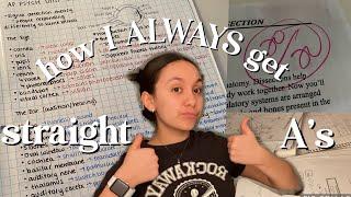 how to be a straight A student… how to ALWAYS get good grades