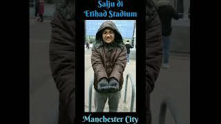 Salju di Etihad Stadium Manchester City