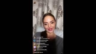 Юлия Ефременкова в прямом эфире Instagram 22-10-2018