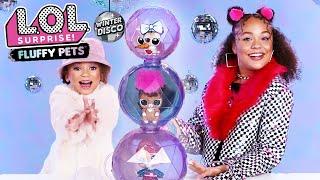 Winter Disco Glitter Globe Fluffy Pets and Lils UNBOXED  Season 4 Episode 12  L.O.L. Surprise