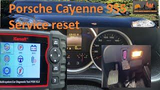 Porsche Cayenne 955 Service reset iCarsoft - Serviceinterwall zurücksetzen - 4M