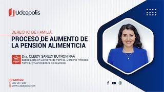 Proceso de Aumento de la Pensión Alimenticia  Cleidy Sarely Butron Raá