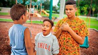 Boy GETS CONFRONTED for SNITCHING ON HIS FRIEND They MEET AT PLAYGROUND  FamousTubeFamily