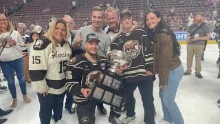 A Storybook Ending Bears Forward Jimmy Huntingtons number one fan shares special Calder Cup moment