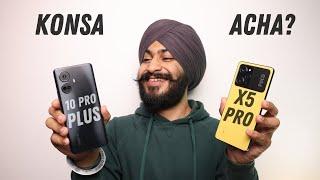 Poco X5 Pro vs Realme 10 Pro Plus *FULL COMPARISON* Camera Display & More