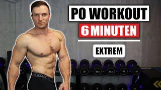 6 Minuten Po Workout für Zuhause ohne Geräte - Sehr Effektiv  Sascha Huber