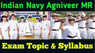 Indian Navy Agniveer MR Exam Topic & Syllabus  Full Details  Defence Jobs Malayalam