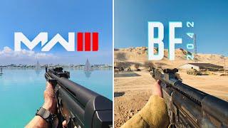 Call of Duty Modern Warfare III vs Battlefield 2042 - StG44 Comparison  4K