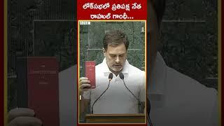 Rahul Gandhi లోక్‌సభలో ప్రతిపక్ష నేతగా రాహుల్ గాంధీ #Shorts