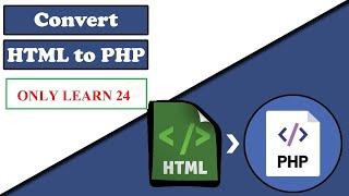 Convert HTML To PHP How to Convert a Template in PHP