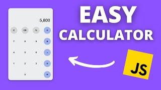 How to Make a Simple Calculator with HTML CSS AND Javascript TUTORIAL