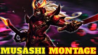 HONOR OF KINGSMUSASHI MONTAGE MOMENT KILL PART2  JUNGLE STRONGEST HONOR OF KINGS