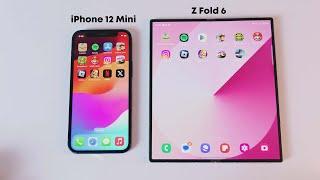 iPhone 12 Mini Vs Z Fold 6 - SPEED TEST