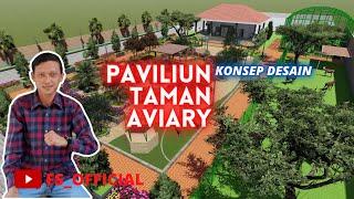 PAVILIUN TAMAN DAN AVIARY JADI SATU