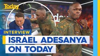 Israel Adesanya chats ahead of UFC title bout  Today Show Australia