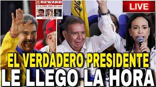 ÚLTIMO LE LLEGÓ LA HORA AL DICTADOR EL VERDADERO PRESIDENTE ELECCIONES EN VENEZUELA