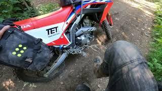 Clips from todays ride on the TET - including a little crash - Honda CRF300L
