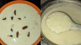 Custard rice kheer recipe  rice kheer with custard powder  Make tasty chawal kheer️