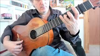 Bulerías Monday 49 Traditional Por Medio Pulgar Falseta - Andres Batista? - Flamenco Guitar Tutorial