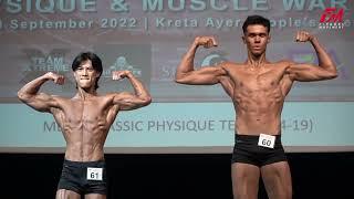 FM PHYSIQUE & MUSCLE WAR 2022 - Mens Classic Physique Teens 14 -19