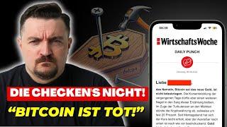 Wirtschaftswoche „Bitcoin ist tot“ Reaktion