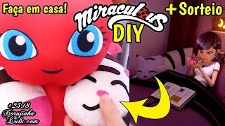 DIY Miraculous Ladybug  Marinette CAT PILLOW + KAWAII BOX