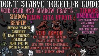 Void Gear & Shadow Craft Mechanics - Terror Below Update - Dont Starve Together Guide BETA