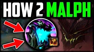 MALPHITE IS BUSTED NOW... How to Malphite & CARRY Best BuildRunes Malphite Guide Season 14