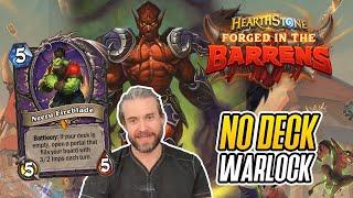 Hearthstone No Deck Warlock - Forged in the Barrens