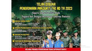 Jadwal Pendaftaran & Validasi TNI AD 2023