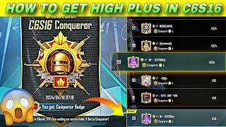  HOW TO USE 6 HUR LIMIT IN RANK PUSH  HOW TO GET HIGH PLUS IN C6S16  DUO RANK PUSH TIPS & TRICKS