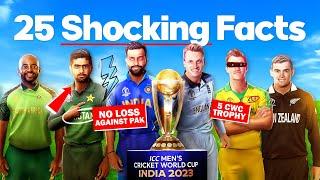 25 Shocking Facts About Cricket World Cup That You Did Not Know  CWC 2023