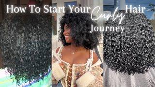 How to Start Your Curly Hair Journey  Transition to Natural Hair Tips & Tricks