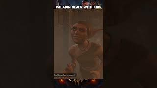 Paladin vs. evil kids  Baldurs Gate 3 #shorts #baldursgate3 #gaming