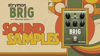 Official Strymon Brig Sound Samples