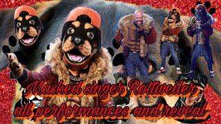 Masked singer Rottweiler all performances and reveal