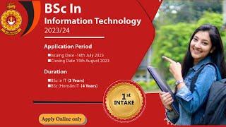 Bsc hons Information Technology විවෘතයේ අළුත්ම උපාධි පාඨමාලාව  ප්‍රථම වරට අයදුම්පත් කැදවයි.