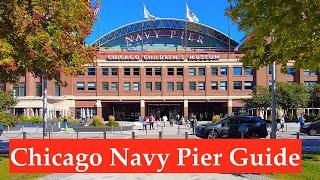 Chicago Navy Pier Walking Guide Outside- Navy Pier Ferris Wheel - Virtual Walk - Fall 2022