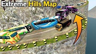 Extreme Mountain Map In Bus Simulator Indonesia- BUSSID v3.7.1 #bussidmod