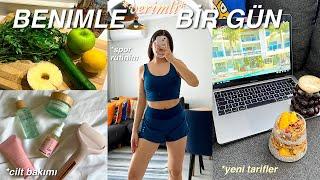 BENİMLE *VERİMLİ* BİR GÜN GEÇİRİN  yeni tarifler spor rutini cilt bakımı