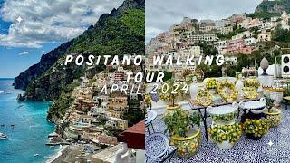 POSITANO Italy Walking Tour Around Beautiful Positano in Amalfi Coast April 2024 Vacation ️